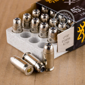 Image of the 45 ACP BROWNING X-POINT DEFENSE 230 GRAIN JHP (20 ROUNDS) available at AmmoMan.com.