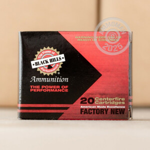 Image of the 9MM +P LUGER BLACK HILLS 115 GRAIN JHP (20 ROUNDS) available at AmmoMan.com.