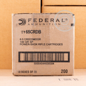 An image of 6.5MM CREEDMOOR ammo made by Federal at AmmoMan.com.