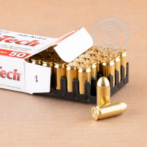 Photograph showing detail of 45 ACP MAXX TECH 230 GRAIN FMJ (500 ROUNDS)