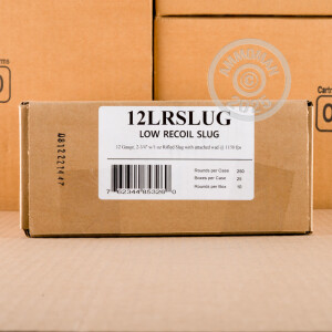 Image of 12 GAUGE FIOCCHI EXACTA AERO LOW RECOIL 2-3/4“ 1 OZ. RIFLED SLUG (250 ROUNDS)