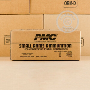 Image of the .380 ACP PMC 90 GRAIN Full Metal Jacket #380A (1000 ROUNDS) available at AmmoMan.com.