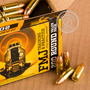 Image of 9mm Luger ammo by Browning that's ideal for training at the range.