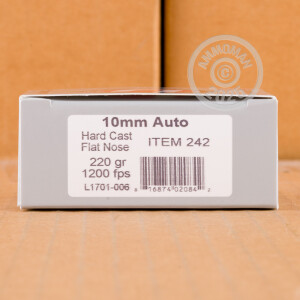 Image of the 10MM UNDERWOOD 220 GRAIN HARD CAST (20 ROUNDS) available at AmmoMan.com.