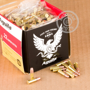 Image of the 22 LR AGUILA 40 GRAIN CPRN (2000 ROUNDS) available at AmmoMan.com.