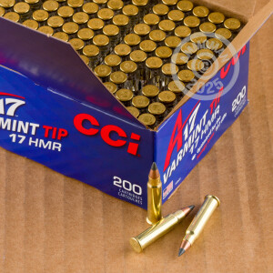 Image of the 17 HMR CCI A17 17 GRAIN VARMINT TIP (200 ROUNDS) available at AmmoMan.com.