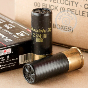  00 BUCK shotgun rounds for sale at AmmoMan.com - 5 rounds.