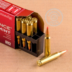 Photograph showing detail of 223 REMINGTON HORNADY SUPERFORMANCE VARMINT 53 GRAIN PT (20 ROUNDS)