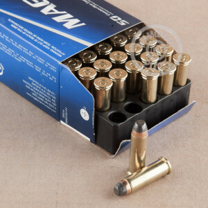 Photograph showing detail of 38 SPECIAL +P MAGTECH 158 GRAIN SJSP (50 ROUNDS)