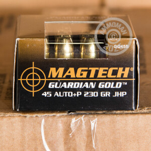 Image of .45 ACP MAGTECH GUARDIAN GOLD 230 GRAIN JHP (20 ROUNDS)