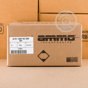 Photo of 38 Special TMJ ammo by Ammo Incorporated for sale at AmmoMan.com.