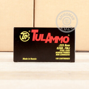 Image of the 223 REMINGTON TULA 62 GRAIN FMJ (1000 ROUNDS) available at AmmoMan.com.