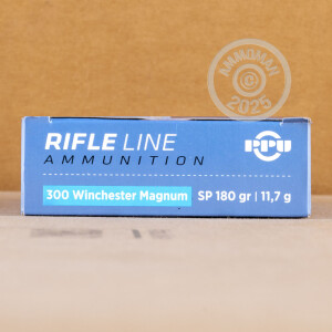 Image of the 300 WIN MAG PRVI PARTIZAN 180 GRAIN SP (20 ROUNDS) available at AmmoMan.com.