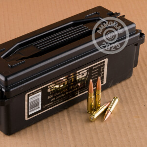 Photo of 300 AAC Blackout Hollow-Point Boat Tail (HP-BT) ammo by Ammo Incorporated for sale.