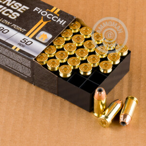 Photograph showing detail of 45 ACP FIOCCHI 200 GRAIN JHP (500 ROUNDS)