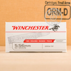 Image of 5.56X45 WINCHESTER USA 62 GRAIN OT (180 ROUNDS)