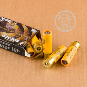 Image of the 20 GAUGE FEDERAL PREMIUM 2 3/4" HP RIFLED SLUG (5 ROUNDS) available at AmmoMan.com.