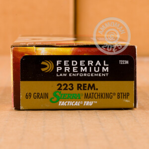 Image of the 223 REM FEDERAL TACTICAL TRU 69 GRAIN HPBT MATCHKING (500 ROUNDS) available at AmmoMan.com.