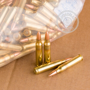 Image detailing the brass case on the Armscor ammunition.