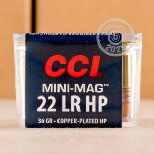 Image of 22 LR CCI MINI-MAG 36 GRAIN CPHP (100 ROUNDS)