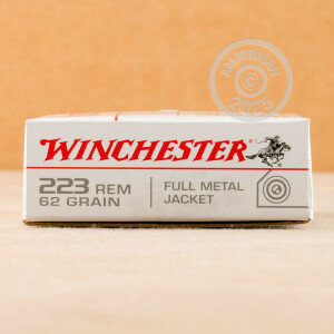 Image of the 223 REMINGTON WINCHESTER 62 GRAIN FMJ (20 ROUNDS) available at AmmoMan.com.