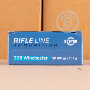 Image of 308 WIN PRVI PARTIZAN 180 GRAIN SP (200 ROUNDS)