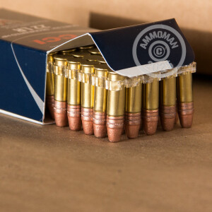  rounds of .22 Long Rifle ammo with segmented hollow point bullets made by CCI.