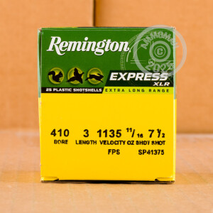 Image of 410 BORE REMINGTON EXPRESS XLR 3" 11/16 OZ. #7.5 SHOT (25 ROUNDS)