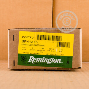 Photo detailing the 410 BORE REMINGTON EXPRESS XLR 3" 11/16 OZ. #7.5 SHOT (25 ROUNDS) for sale at AmmoMan.com.