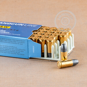 A photo of a box of Prvi Partizan ammo in .38 S/W.