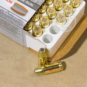 Image of Winchester 9mm Luger pistol ammunition.