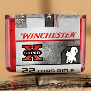 Photo detailing the 22 LR WINCHESTER SUPER-X 40 GRAIN POWER POINT HP (2000 ROUNDS) for sale at AmmoMan.com.