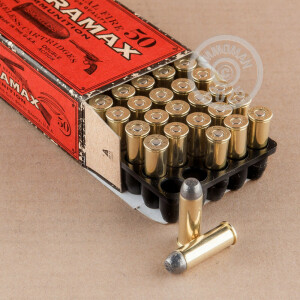 Photo detailing the 44 MAGNUM ULTRAMAX 240 GRAIN LFN (50 ROUNDS) for sale at AmmoMan.com.