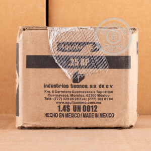 Image of Aguila .25 ACP pistol ammunition.