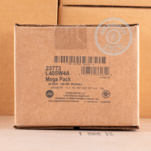 Image of the .40 S&W REMINGTON UMC 165 GRAIN METAL CASE (1000 ROUNDS) available at AmmoMan.com.