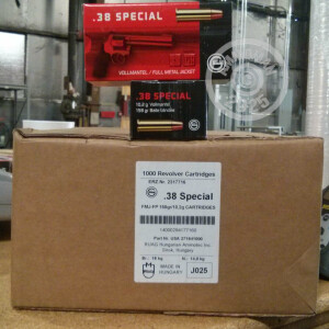 A photo of a box of GECO ammo in 38 Special.