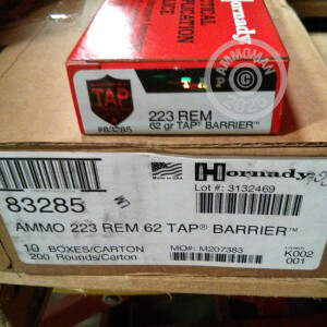 Image of 223 Remington rifle ammunition at AmmoMan.com.