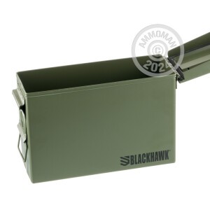 Photo detailing the 30 CAL MIL-SPEC AMMO CAN BRAND NEW GREEN M19A1 (1 CAN) for sale at AmmoMan.com.