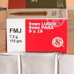 Photo detailing the 9MM SELLIER & BELLOT 115 GRAIN FMJ (500 ROUNDS) for sale at AmmoMan.com.