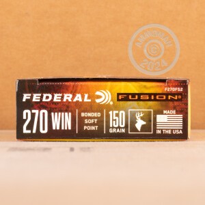 Image of 270 WINCHESTER FEDERAL FUSION 150 GRAIN SP (20 ROUNDS)