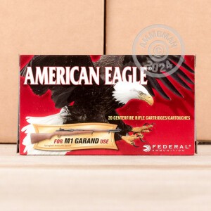 Photograph showing detail of .30-06 FEDERAL AMERICAN EAGLE 150 GRAIN FMJ (200 ROUNDS)