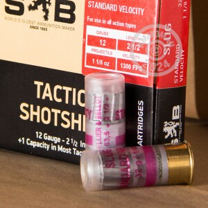Photo detailing the 12 GAUGE SELLIER & BELLOT SV TACTICAL SLUG (10 ROUNDS) for sale at AmmoMan.com.