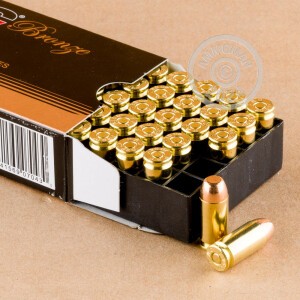 Photograph showing detail of 40 S&W PMC 165 GRAIN FMJ (50 ROUNDS)