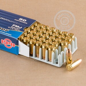 Image of the 9MM LUGER PRVI PARTIZAN 124 GRAIN FMJ (50 ROUNDS) available at AmmoMan.com.