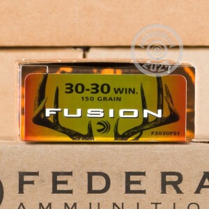Photograph showing detail of 30-30 FEDERAL FUSION 150 GRAIN FUSION (200 ROUNDS)