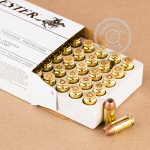 Image of the 40 S&W WINCHESTER BONDED 180 GRAIN JHP (500 ROUNDS) available at AmmoMan.com.