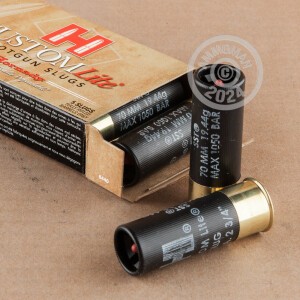 Picture of 2-3/4" 12 Gauge ammo made by Hornady in-stock now at AmmoMan.com.