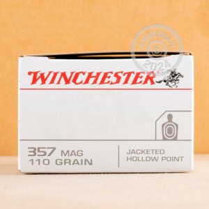 Image of 357 MAGNUM WINCHESTER 110 GRAIN JHP (50 ROUNDS)