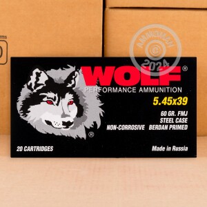 Image of 5.45X39 WOLF 60 GRAIN FMJ (1000 ROUNDS)