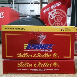 Image of the 6.8MM SPC SELLIER & BELLOT 110 GRAIN TSX (20 ROUNDS) available at AmmoMan.com.